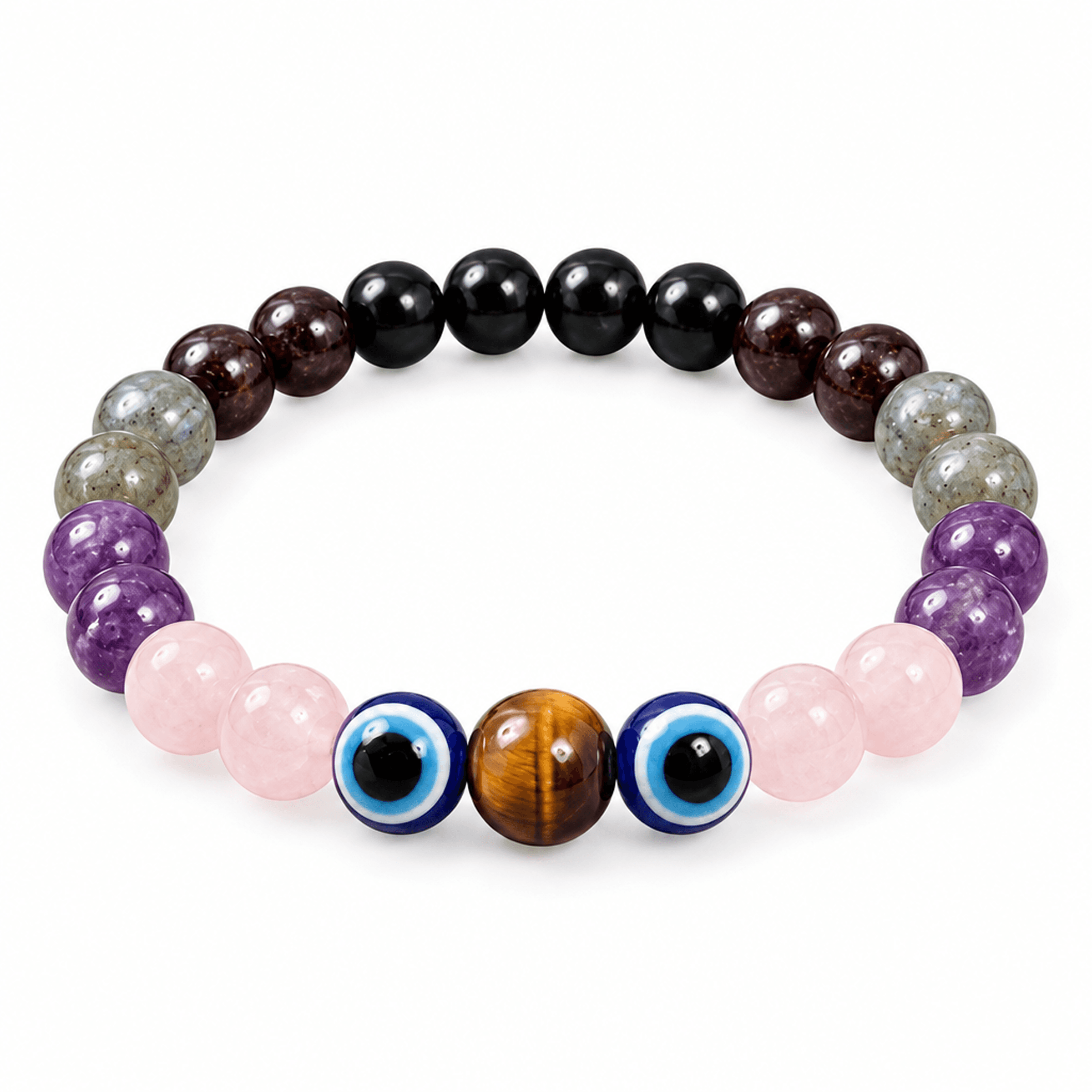 Vrishchika (Scorpio) Rashi Crystal Healing Bracelet for Protection, Focus & Inner Strength - view 1