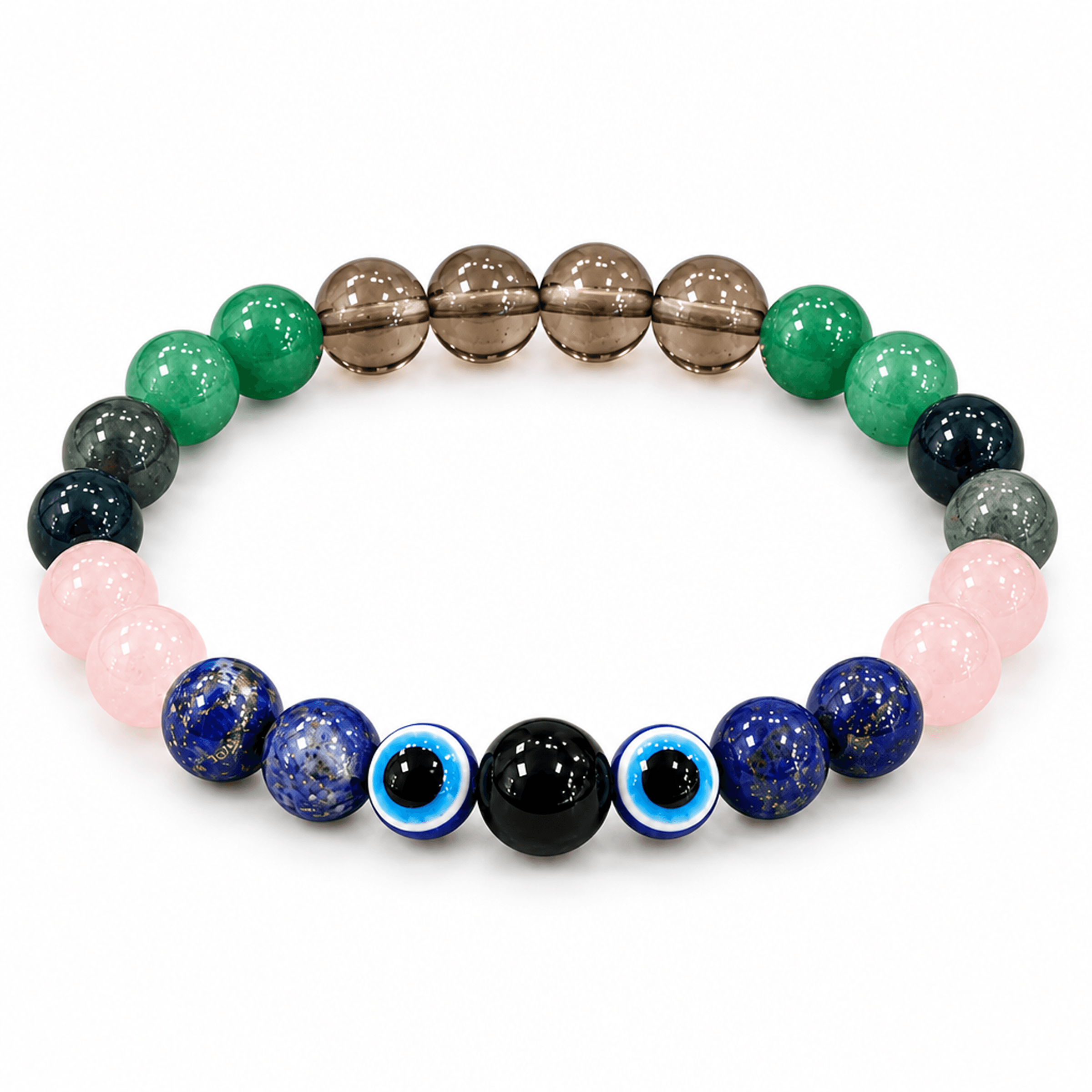 Vrishabha (Taurus) Rashi Crystal Bracelet – Natural Gemstone Beads for Wealth, Stability & Emotional Harmony (Unisex) - view 1